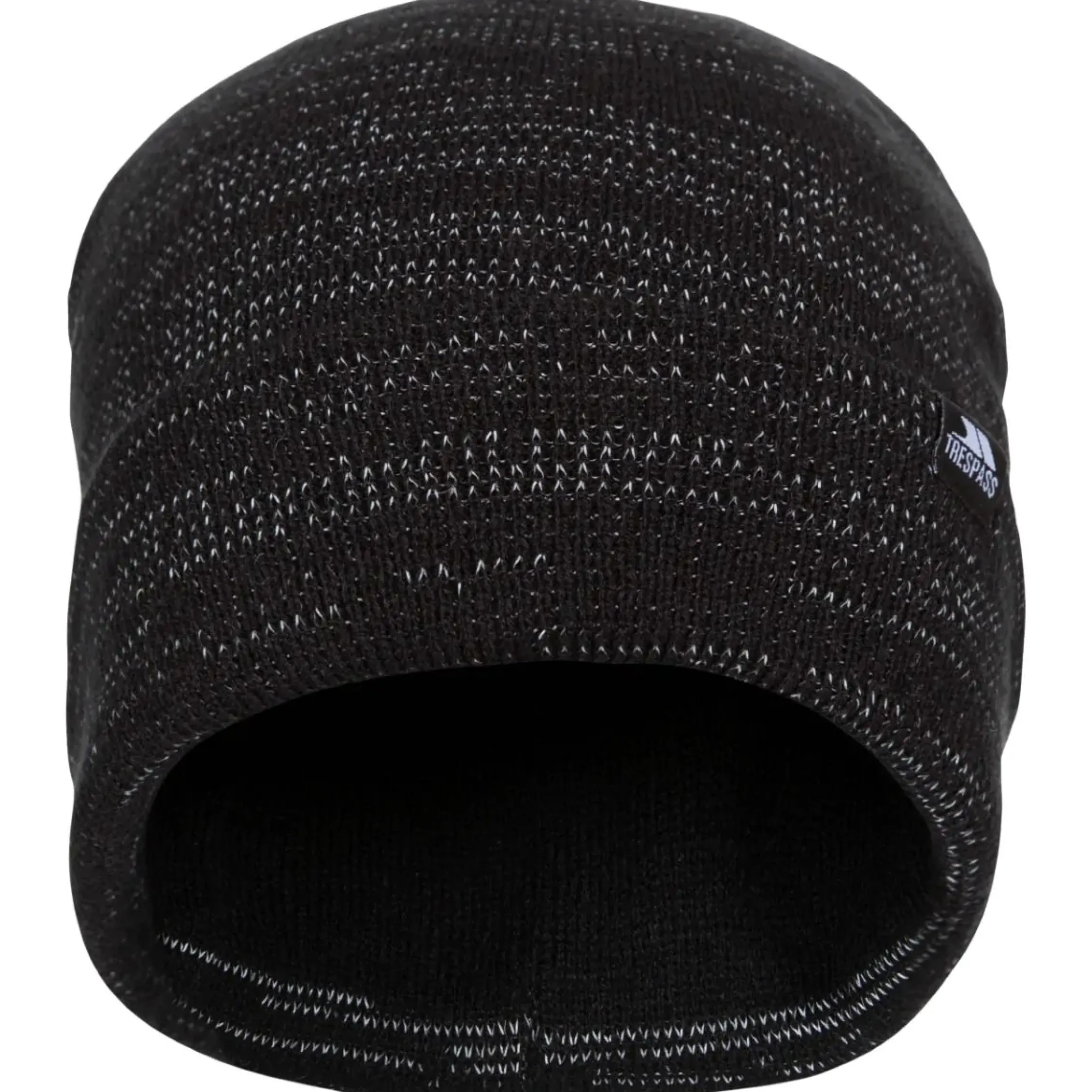 Trespass Adults Beanie Hat Reflective Double Layer Crackle