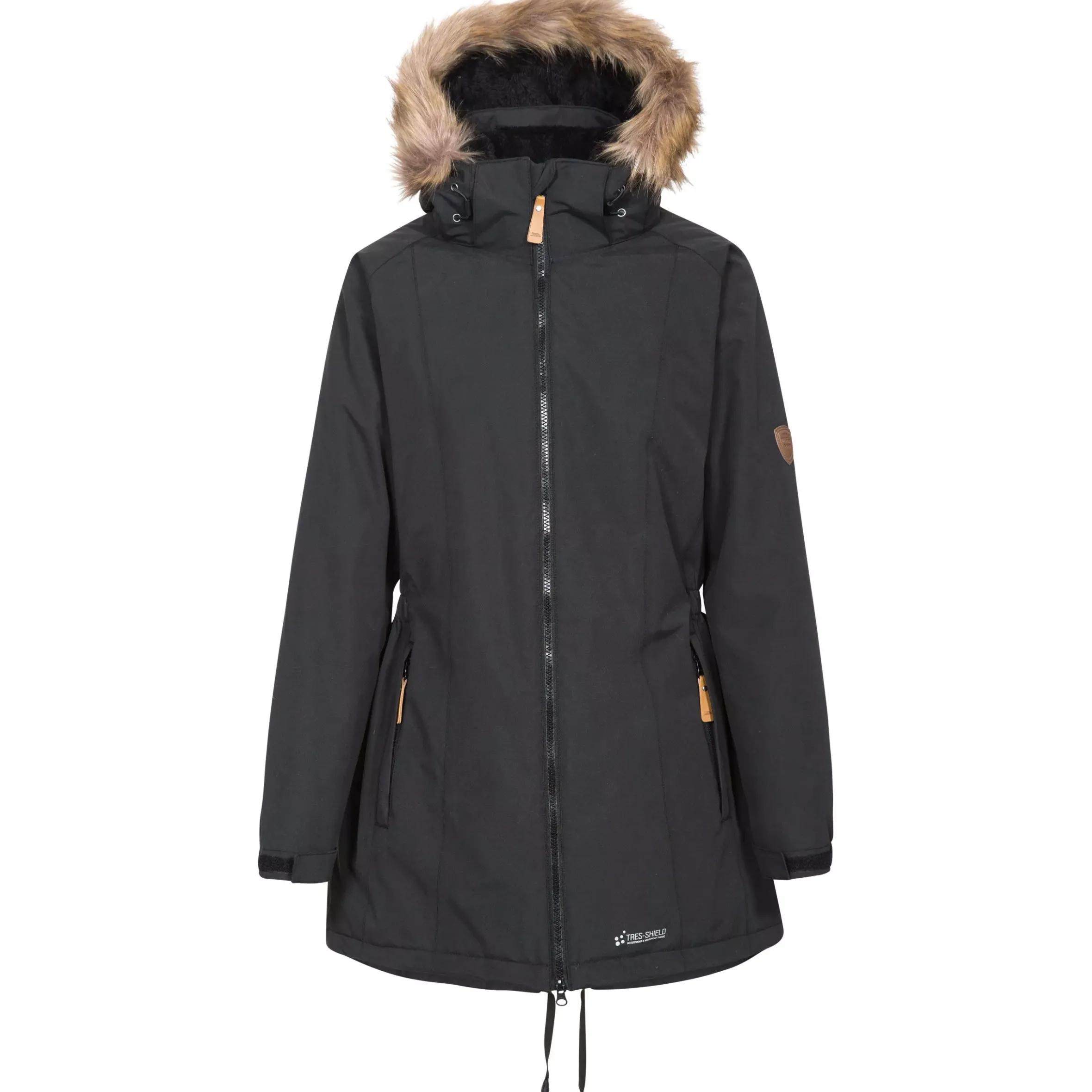 Trespass Celebrity Womens Fleece Lined Parka Jacket
