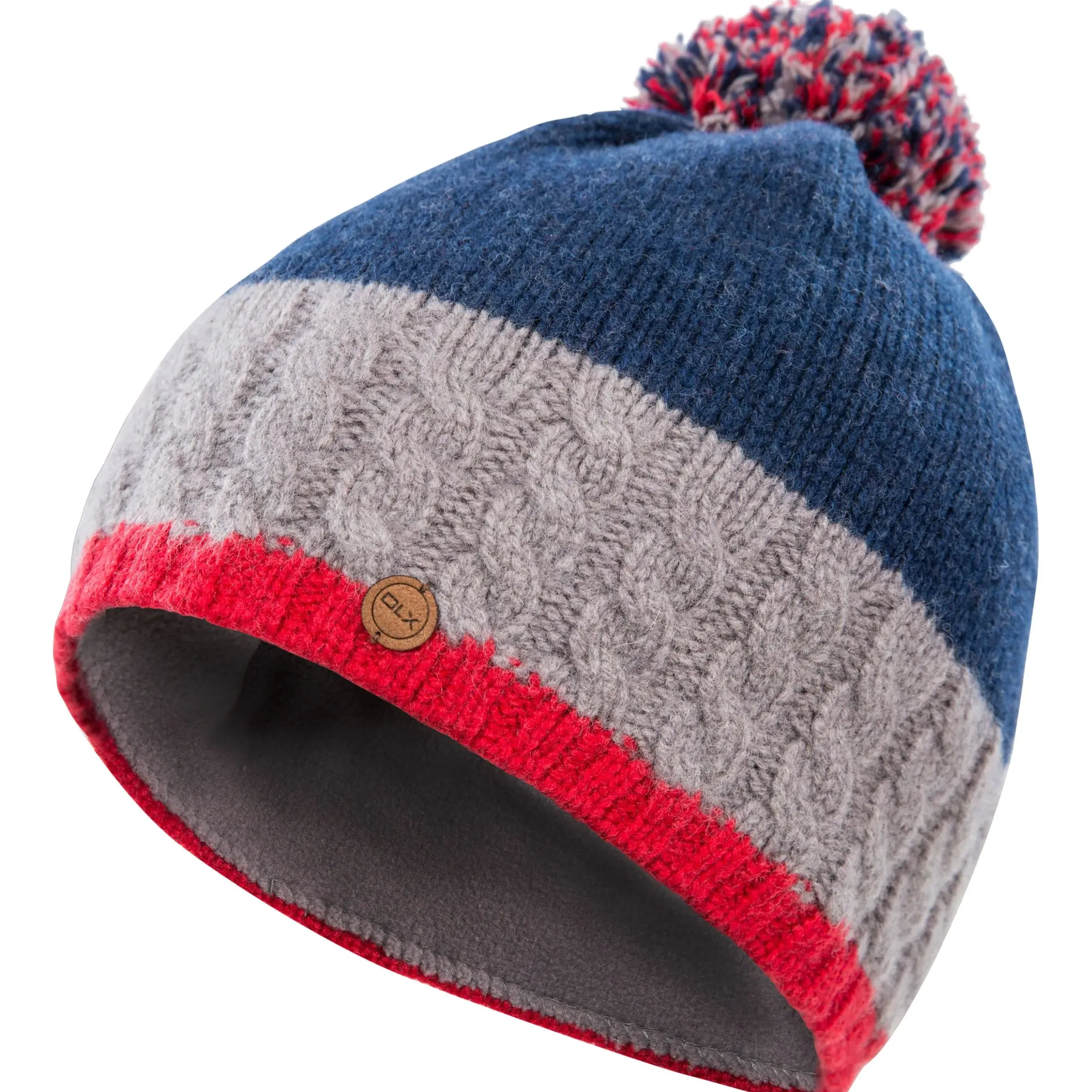 Trespass DLX Unisex Knitted Bobble Hat Sheeran