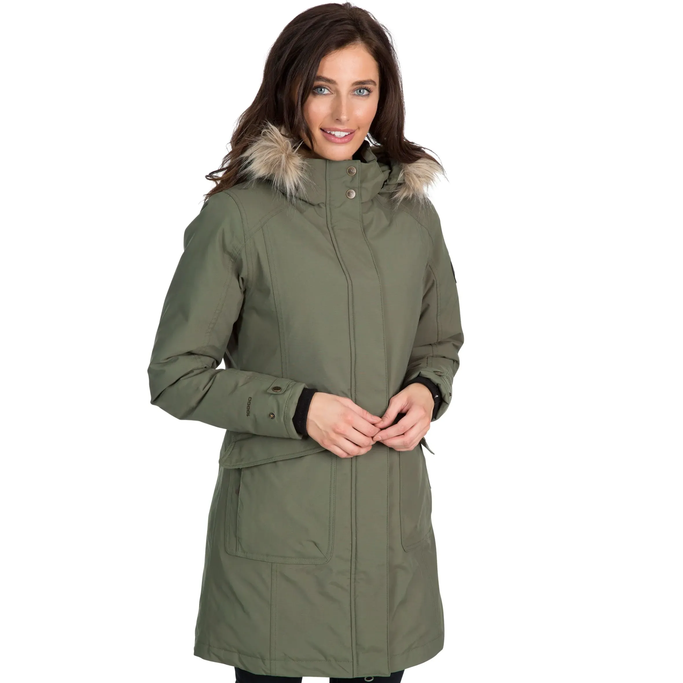 Trespass DLX Womens Waterproof Down Parka Jacket Bettany