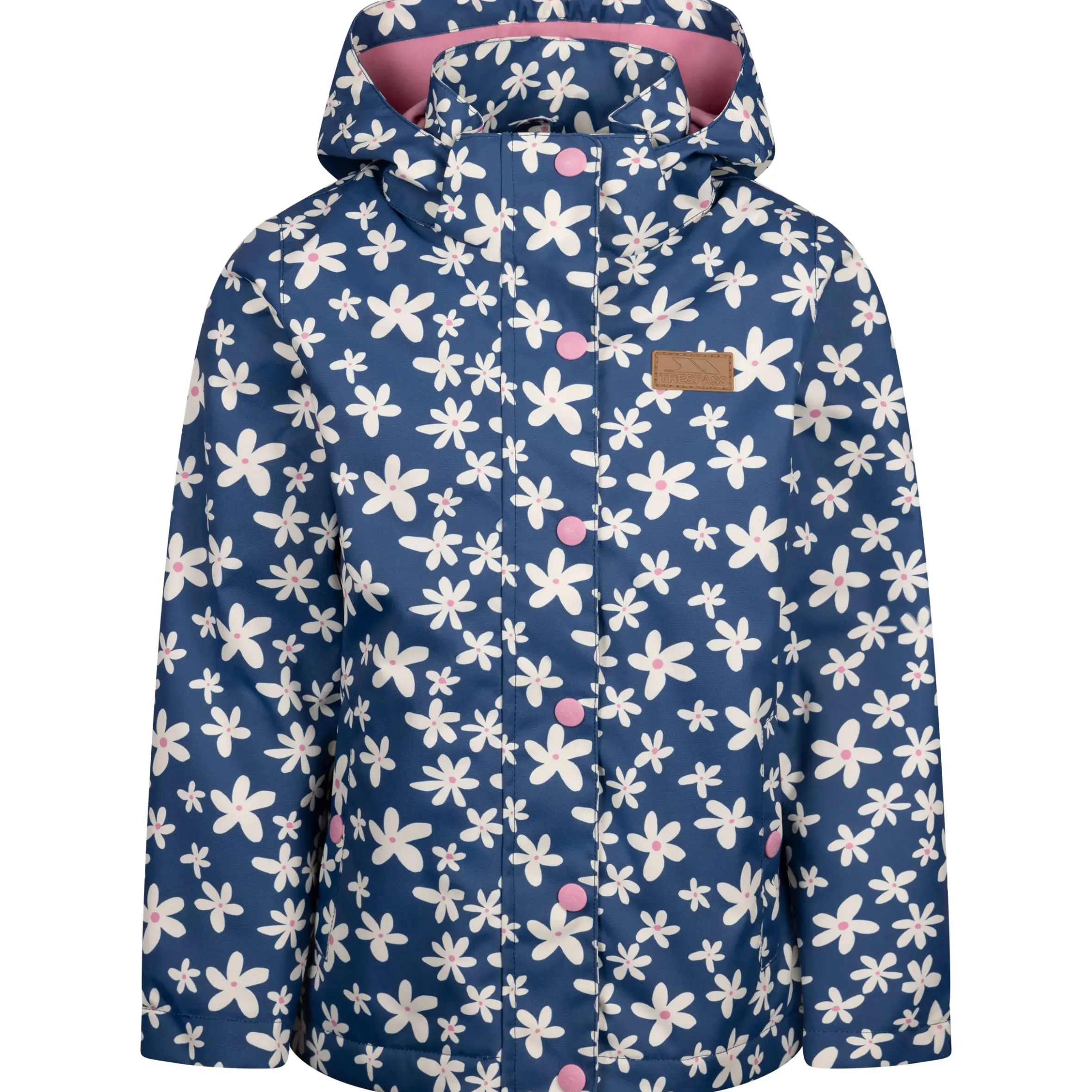 Trespass Girls Printed Waterproof Jacket TP50 Drippy