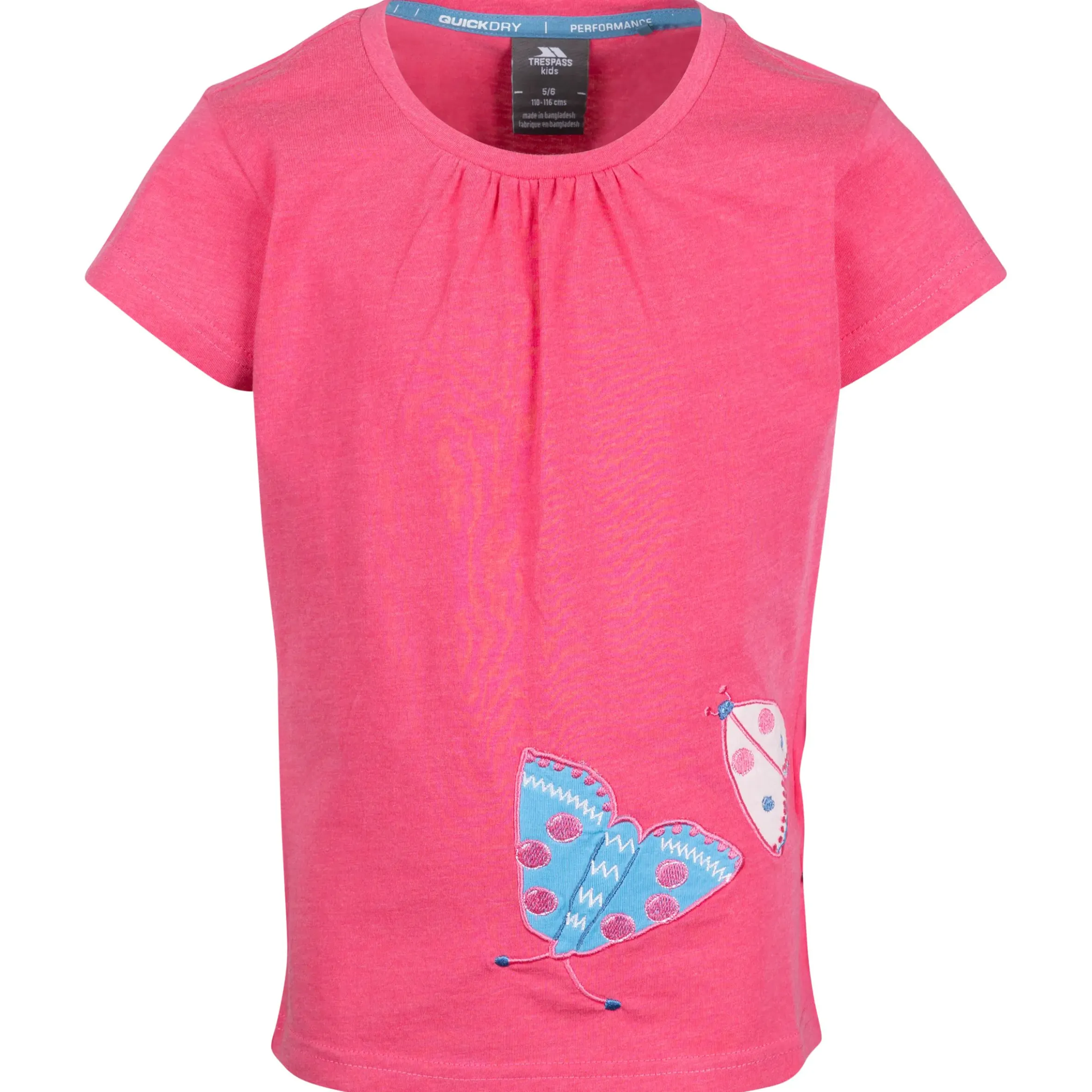 Trespass Girls Round Neck T-Shirt Gentle