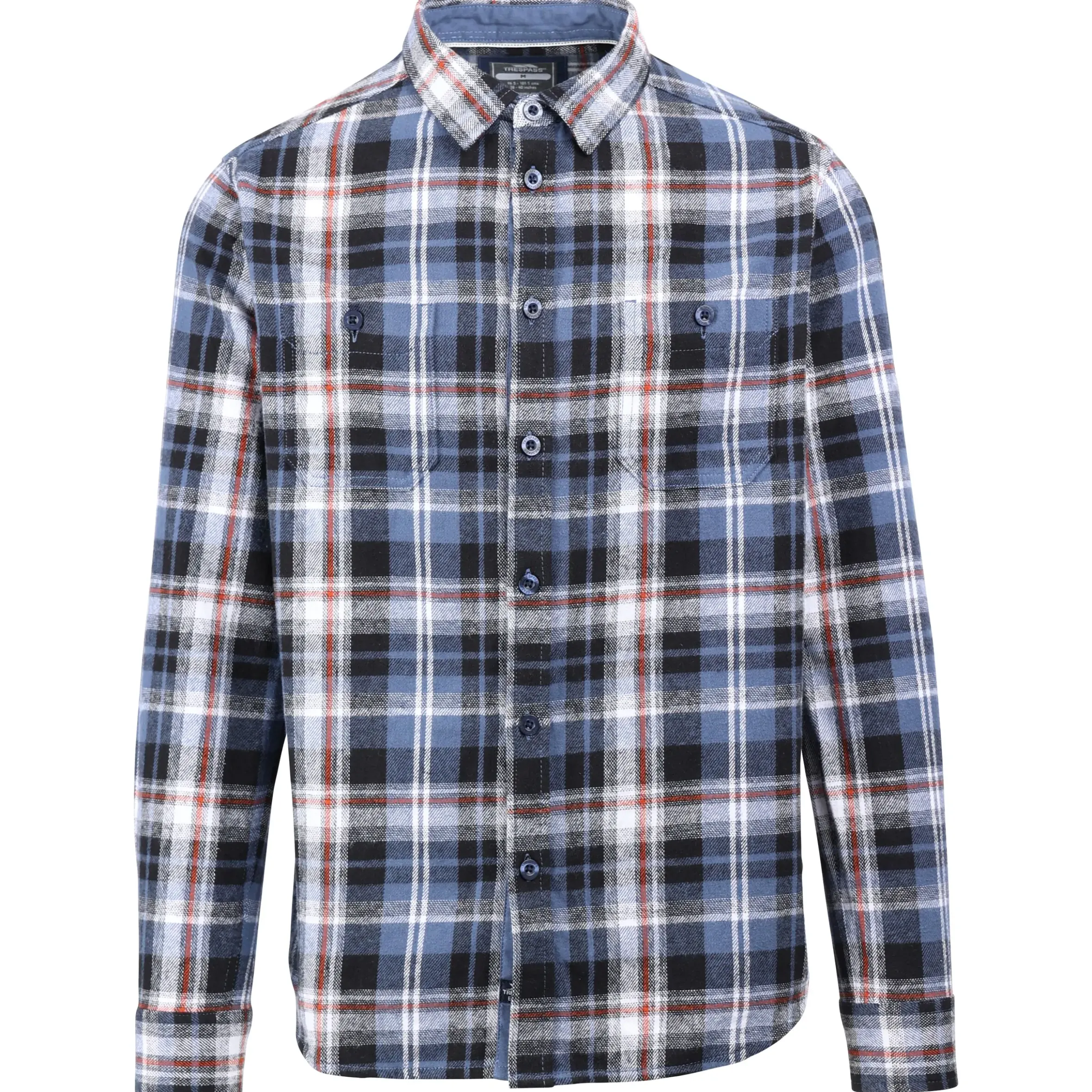 Trespass Mens Casual Flannel Shirt Zalah