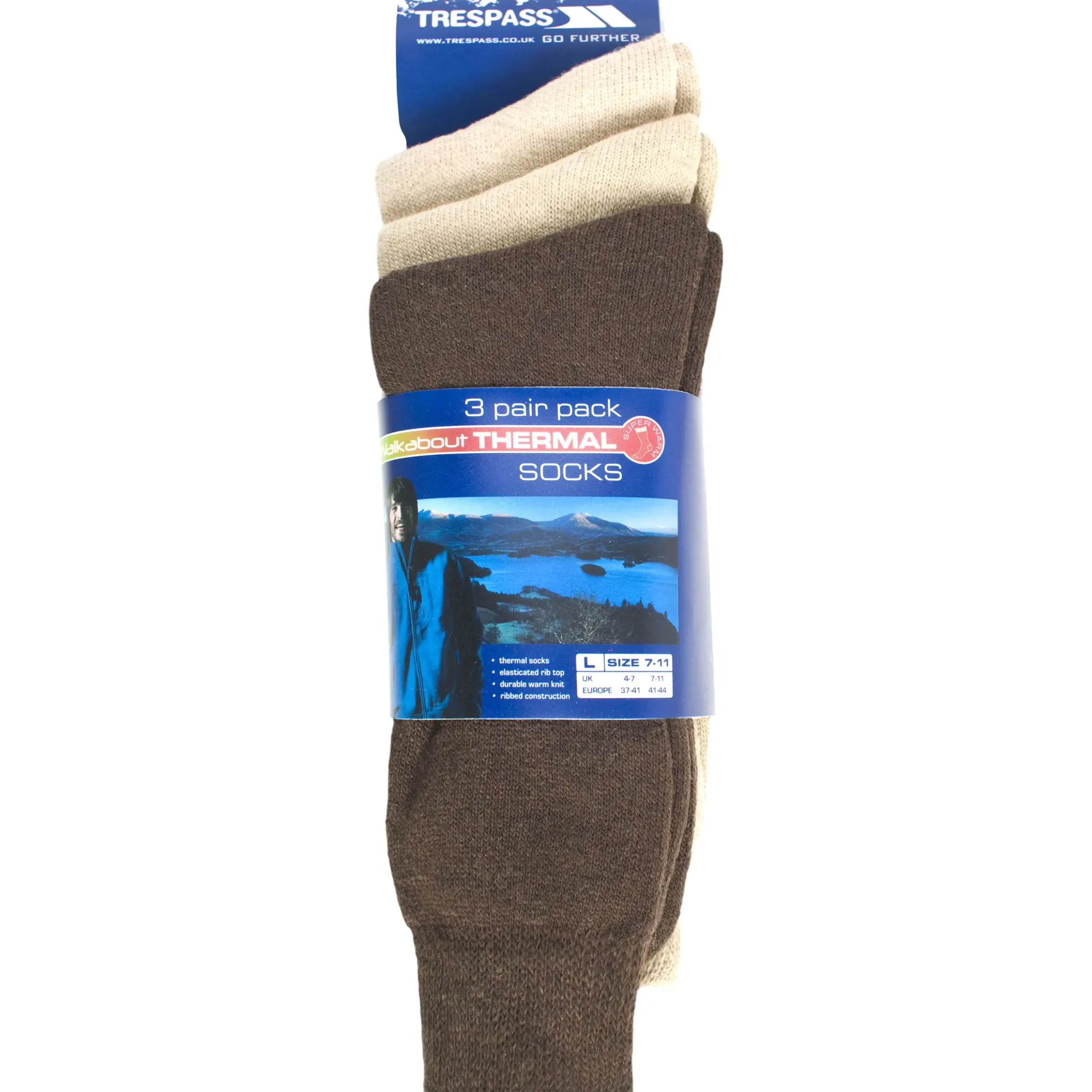 Trespass Mens Casual Socks Sliced