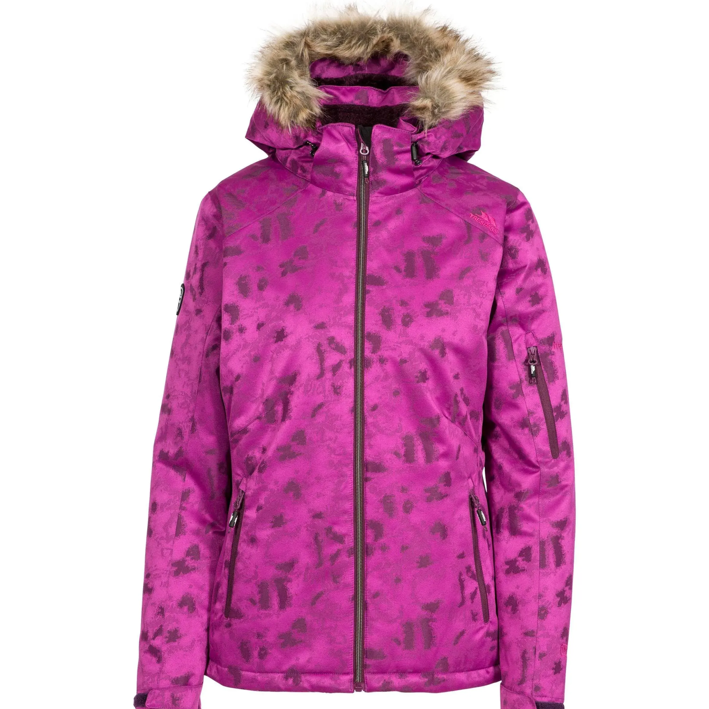 Trespass Women Ski Jacket Hooded Merrion