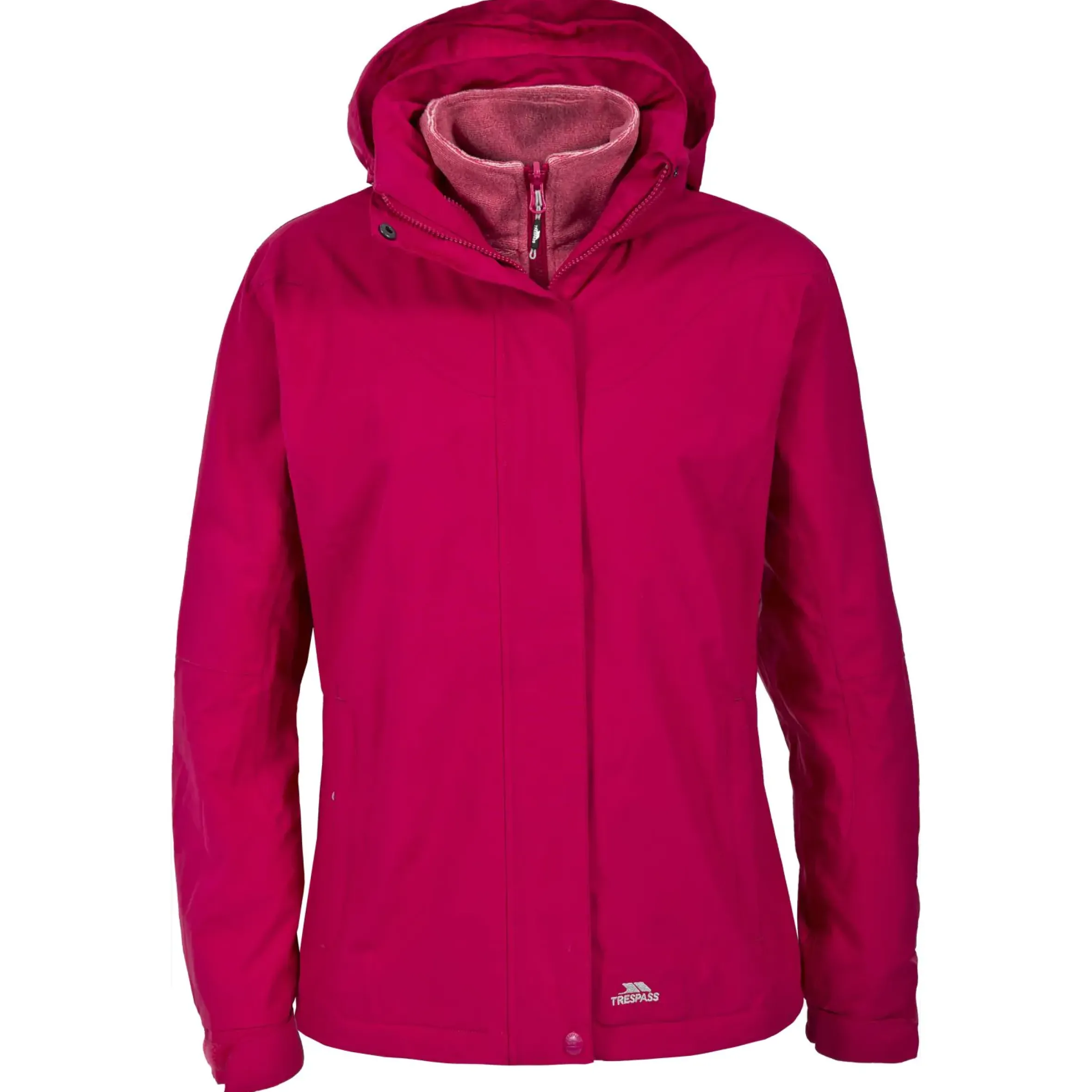 Trespass Womens 3 in 1 Jacket Hooded Madalin
