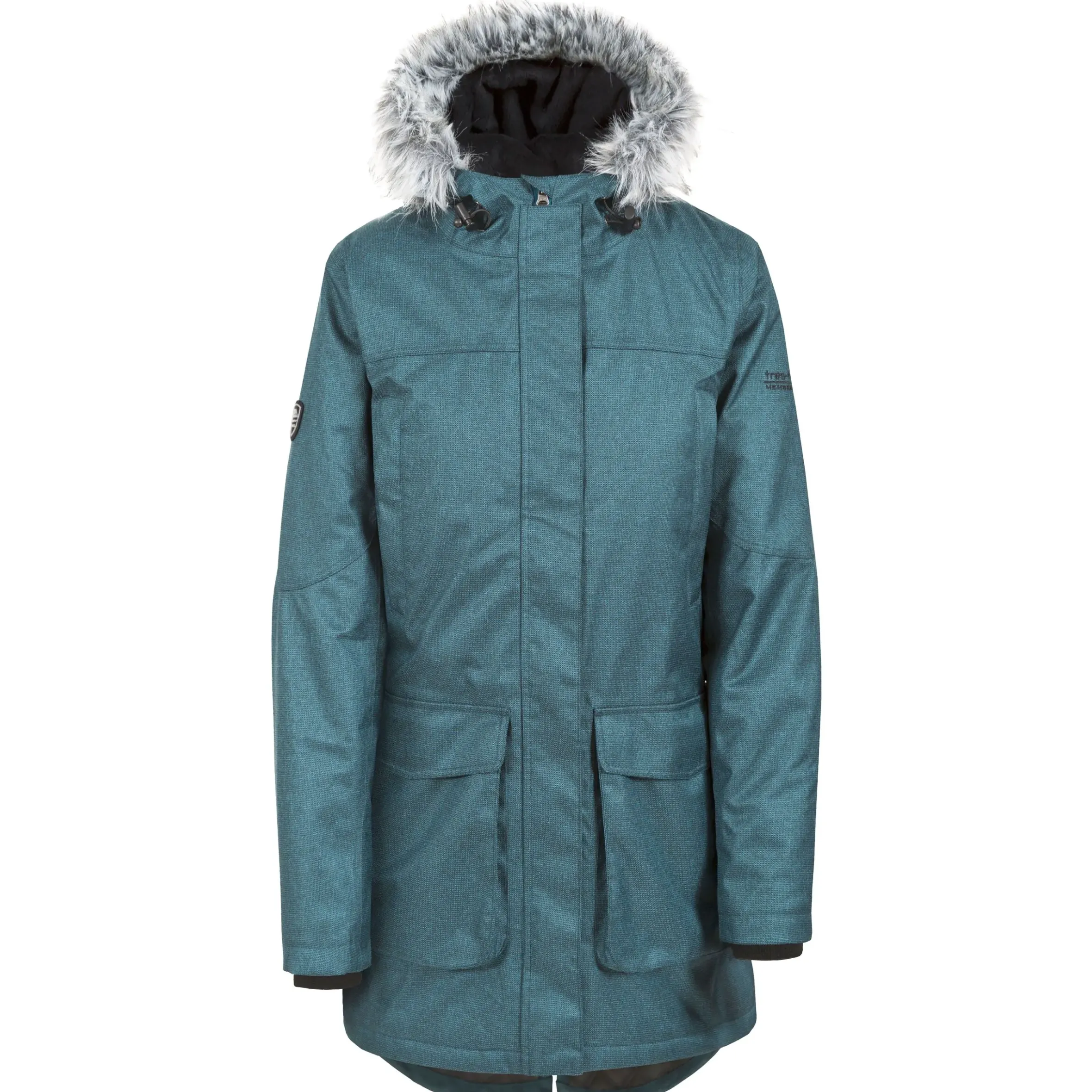 Trespass Womens Waterproof Parka Jacket Thundery